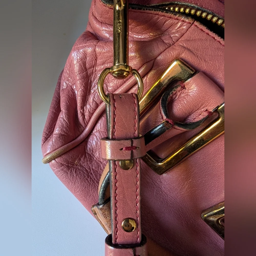 Chloé Ethel In Rare Dusty Pink Leather Two-Way Satchel